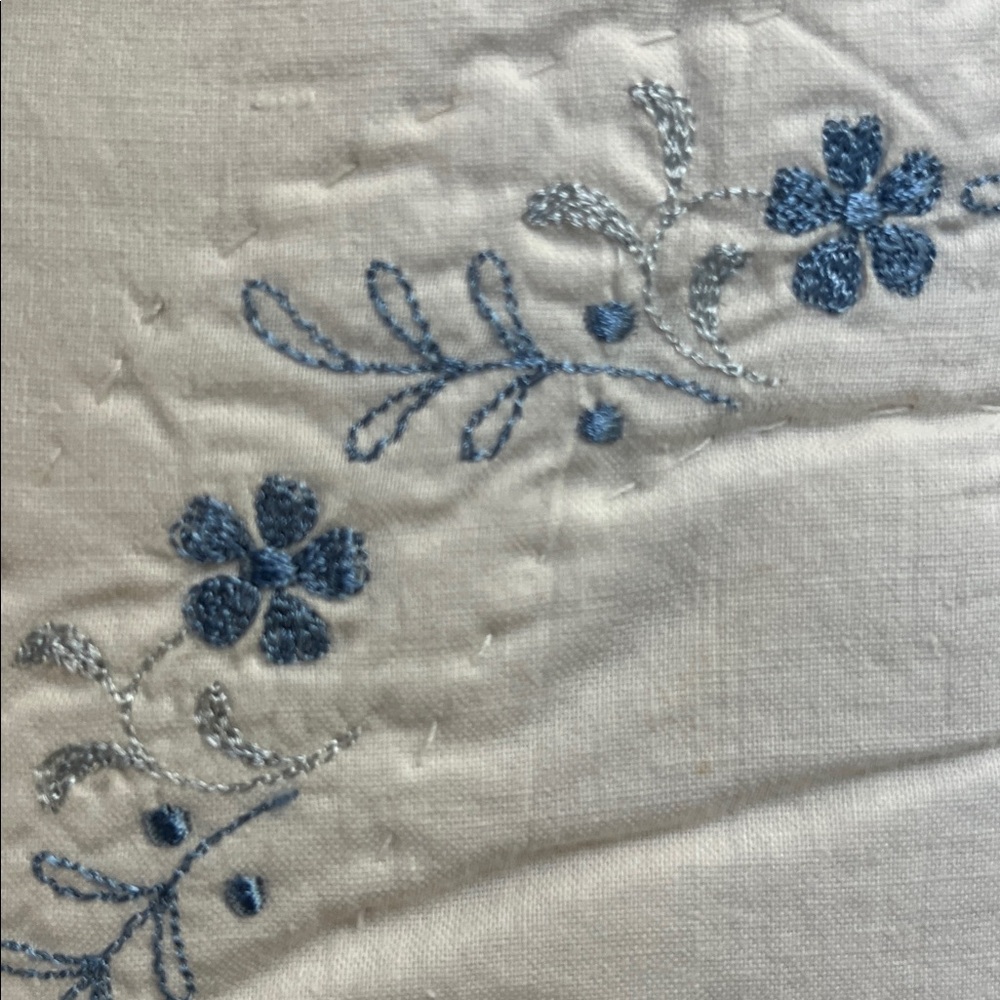 HomeTrends Quilted Floral Sham - Picture 5 of 6